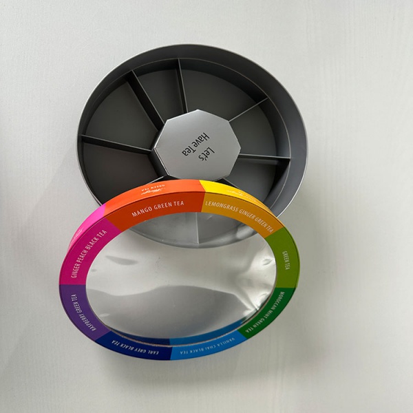Custom Round Gift Packaging Box for Candy Eco-Friendly Cylinder Paper Box for Gift Round Tube Package Box for Food
