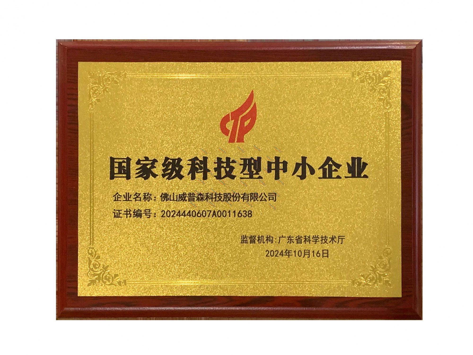 威普森-国家级中小企业1