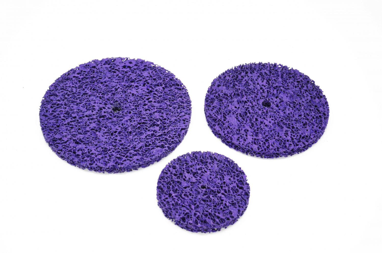 Clean and strip disc with/without center hole - purple