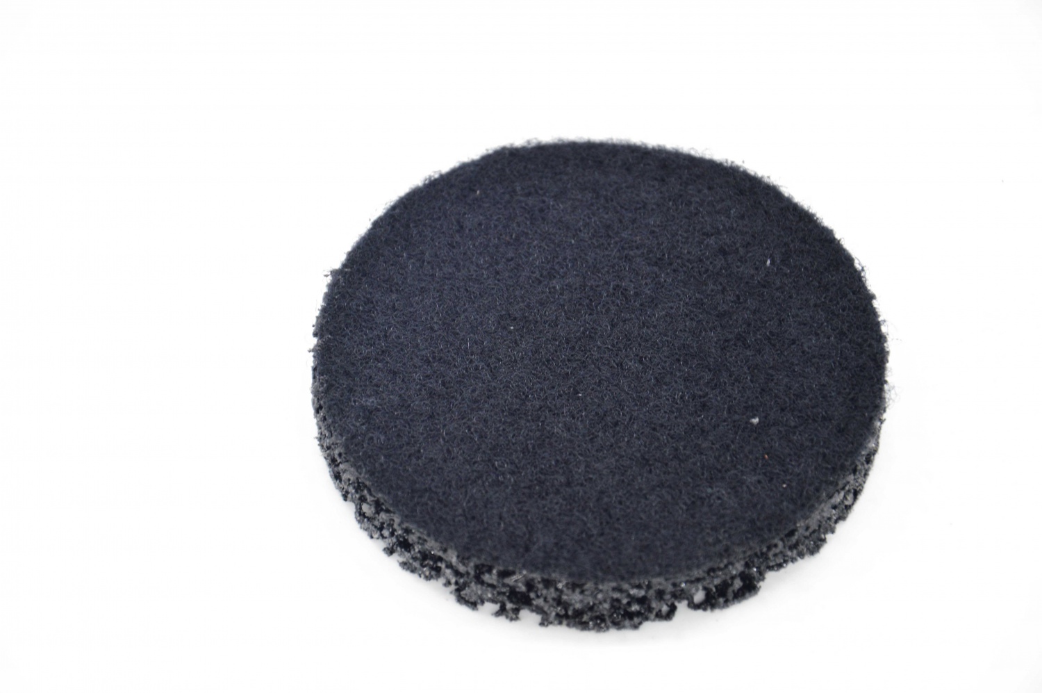 Clean and strip disc with velcro backing - black