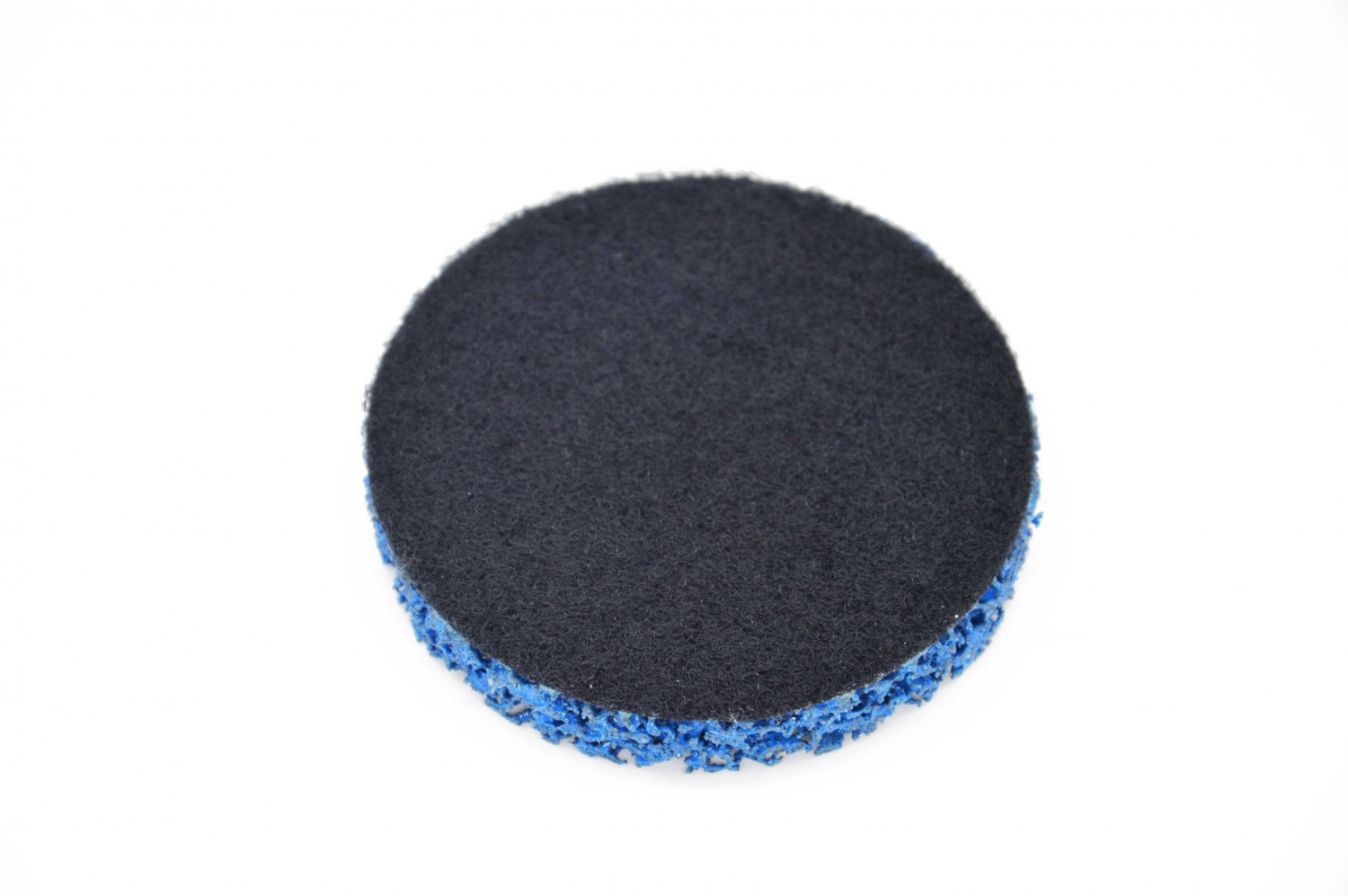 Clean and strip disc with velcro backing - blue