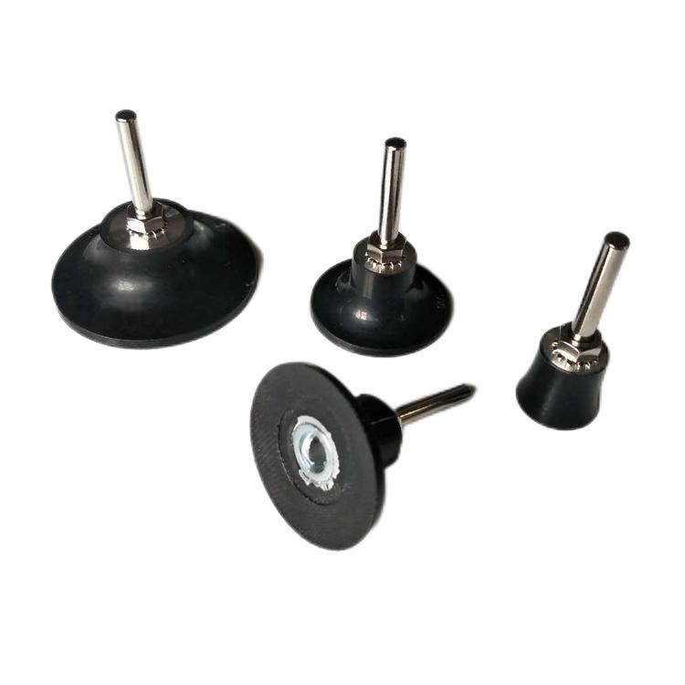 RUBBER ABRASIVE DISC HOLDER WITH SHAFT 