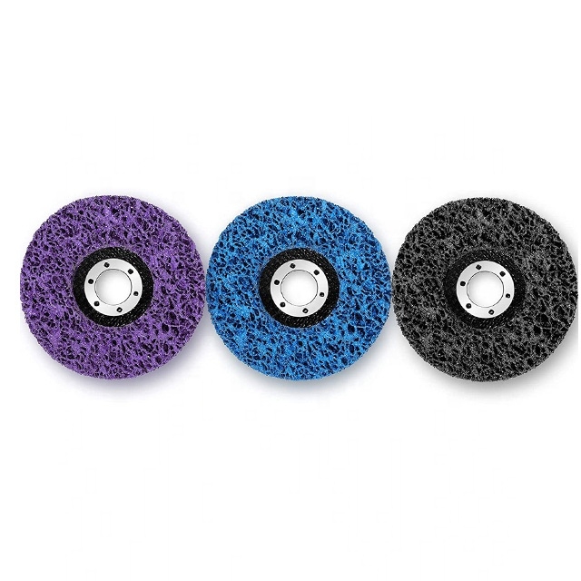 Clean and strip disc with fiberglass backing - Orange