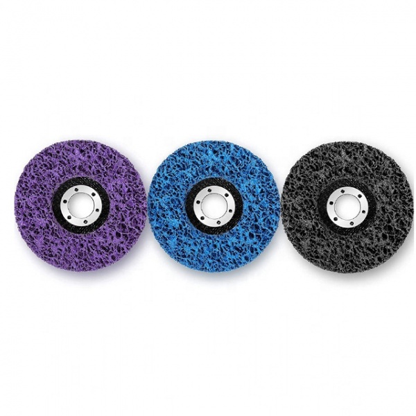 Clean and strip disc with fiberglass backing