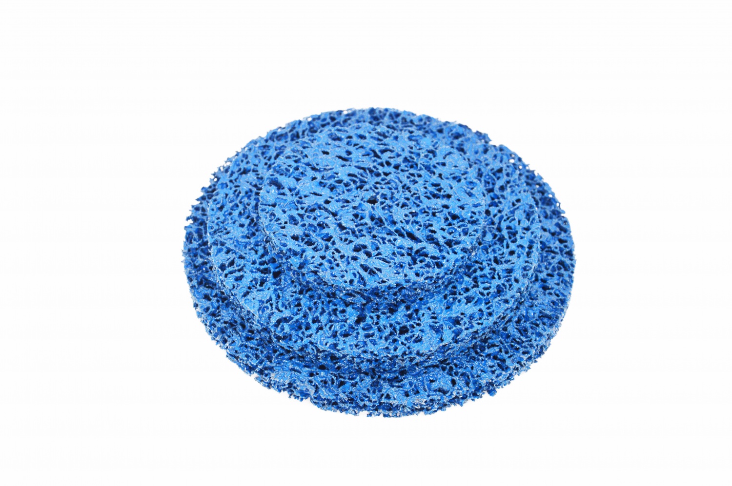 Clean and strip disc with/without center hole - blue