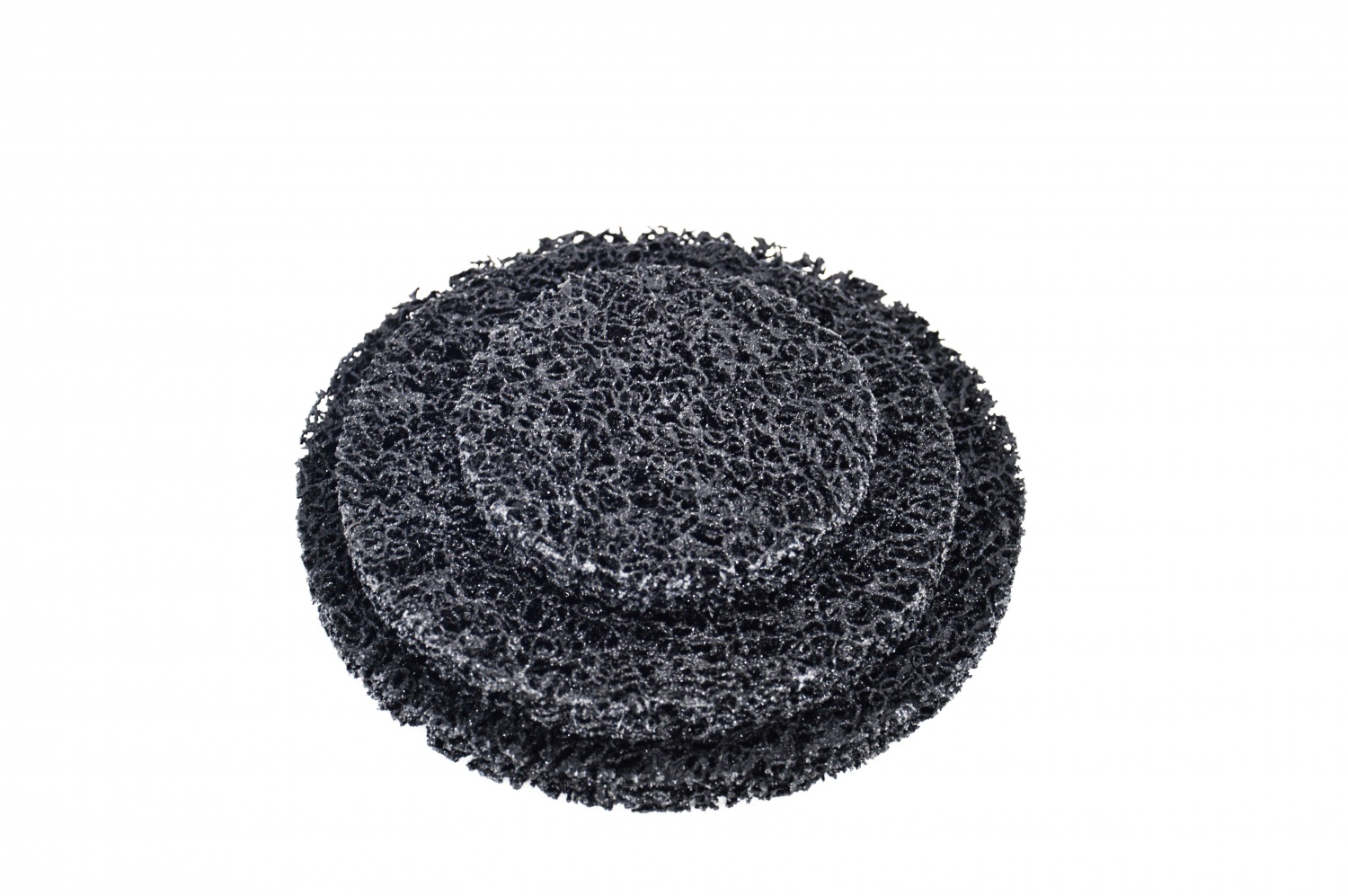Clean and strip disc with center hole / flat wheel