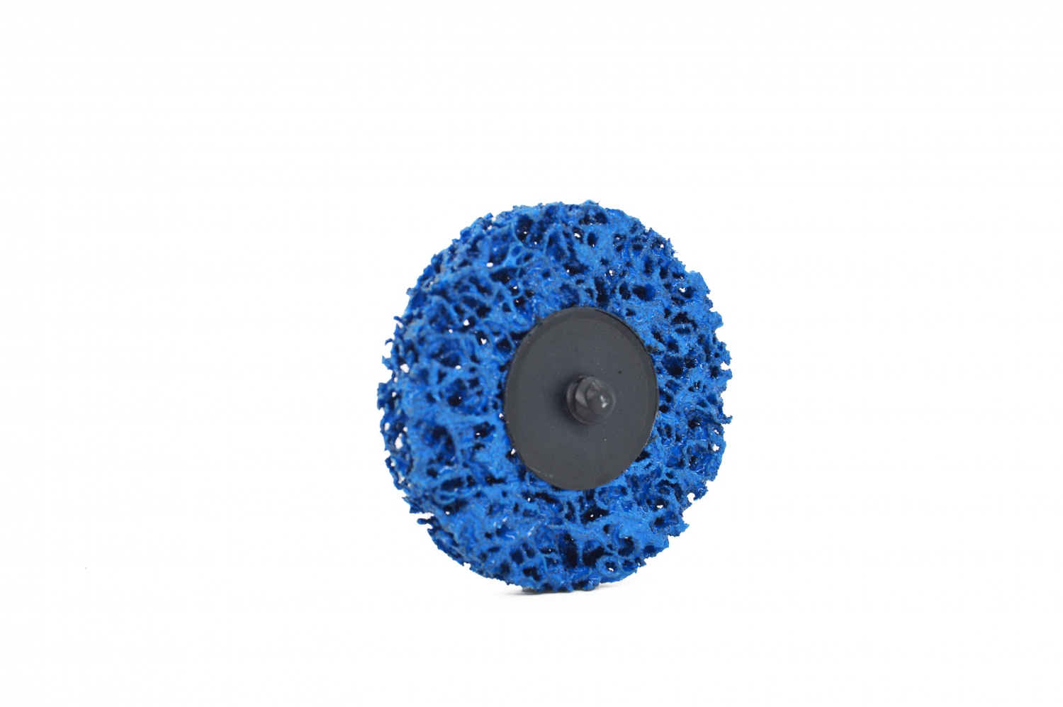Clean and strip disc with quick change button