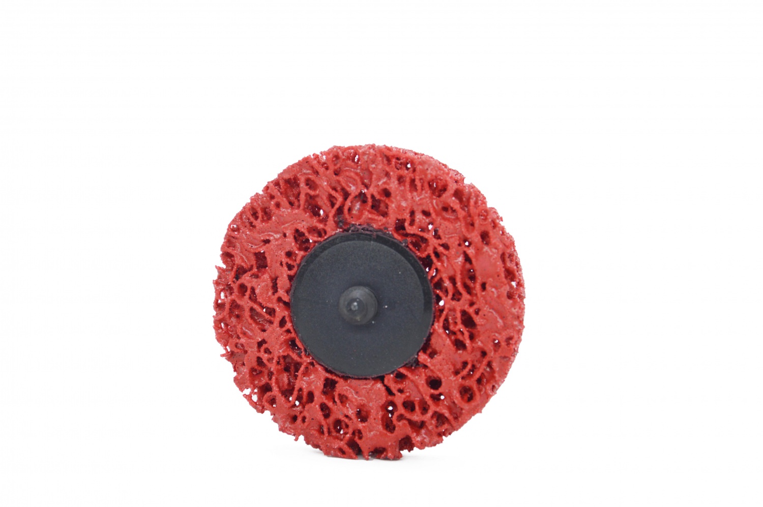 Clean and strip disc with quick change button