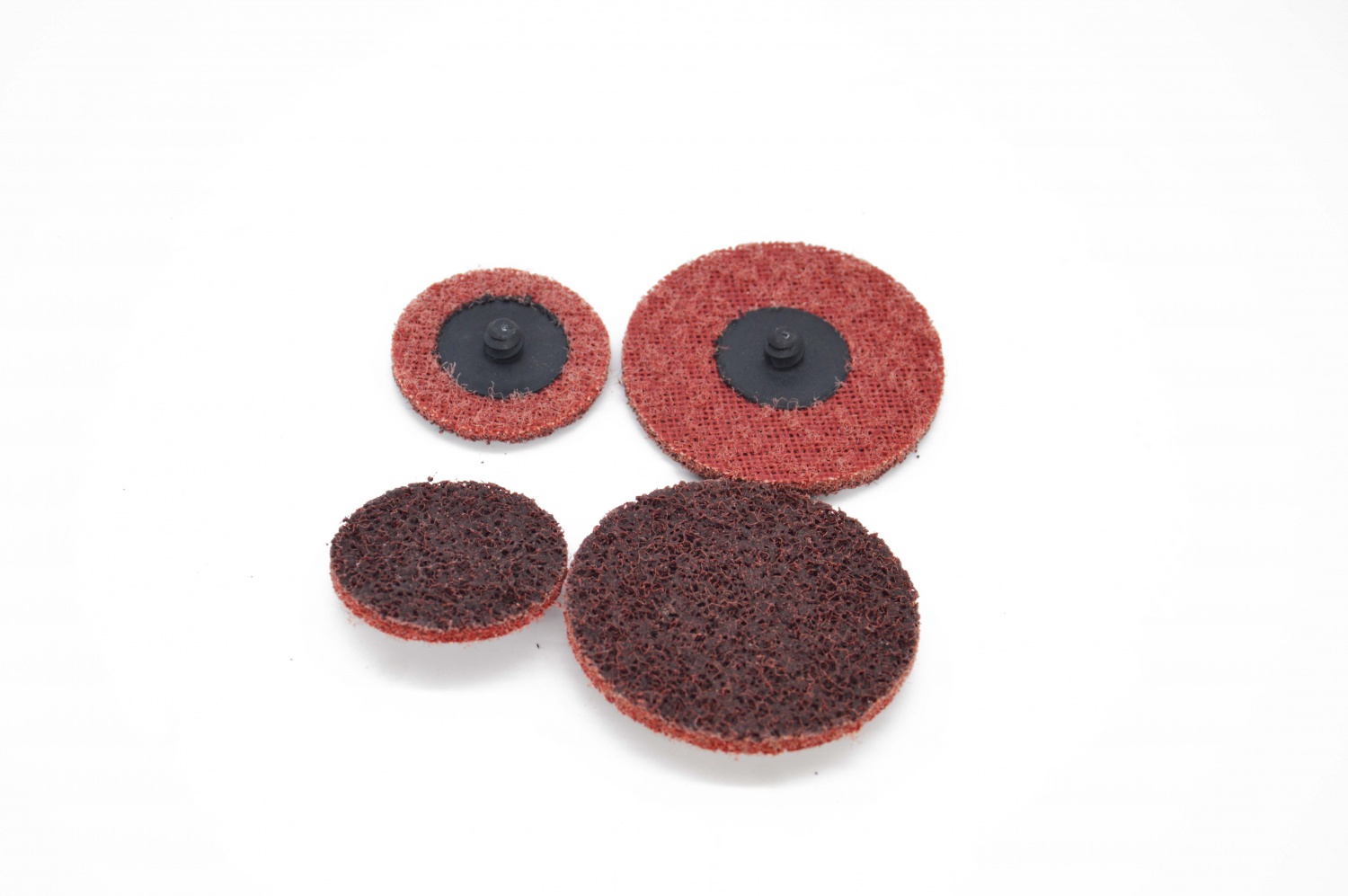 Non-woven surface conditioning quick change discs