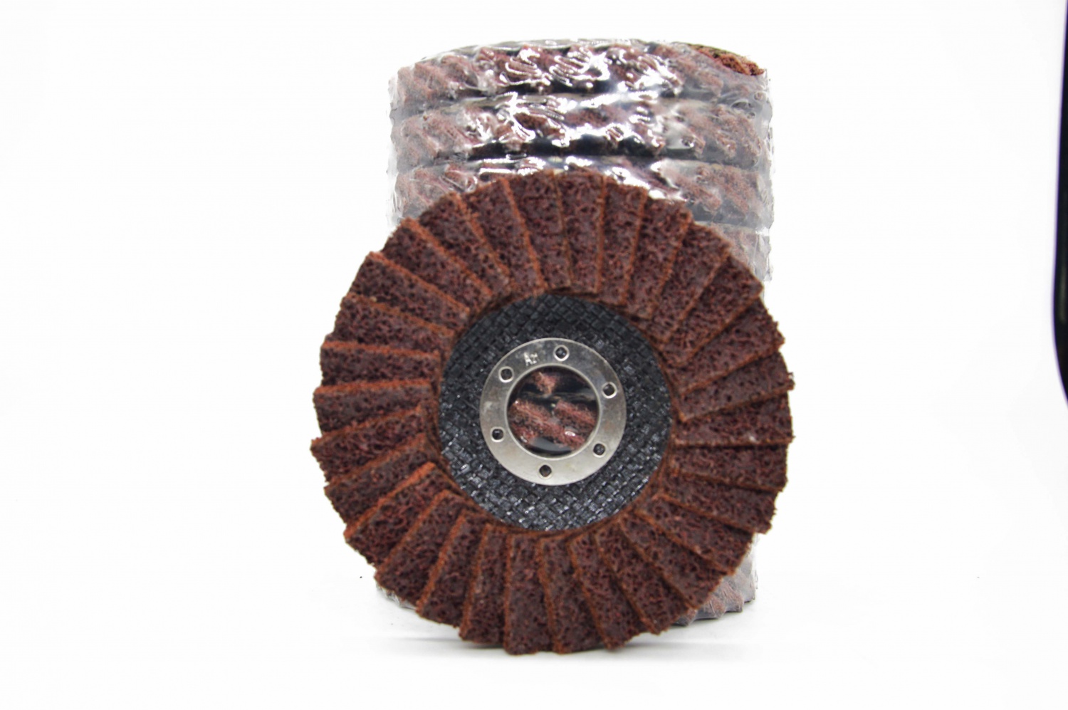 Non-woven surface conditioning flap discs