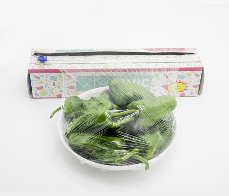 独立包装PVC保鲜膜带滑刀