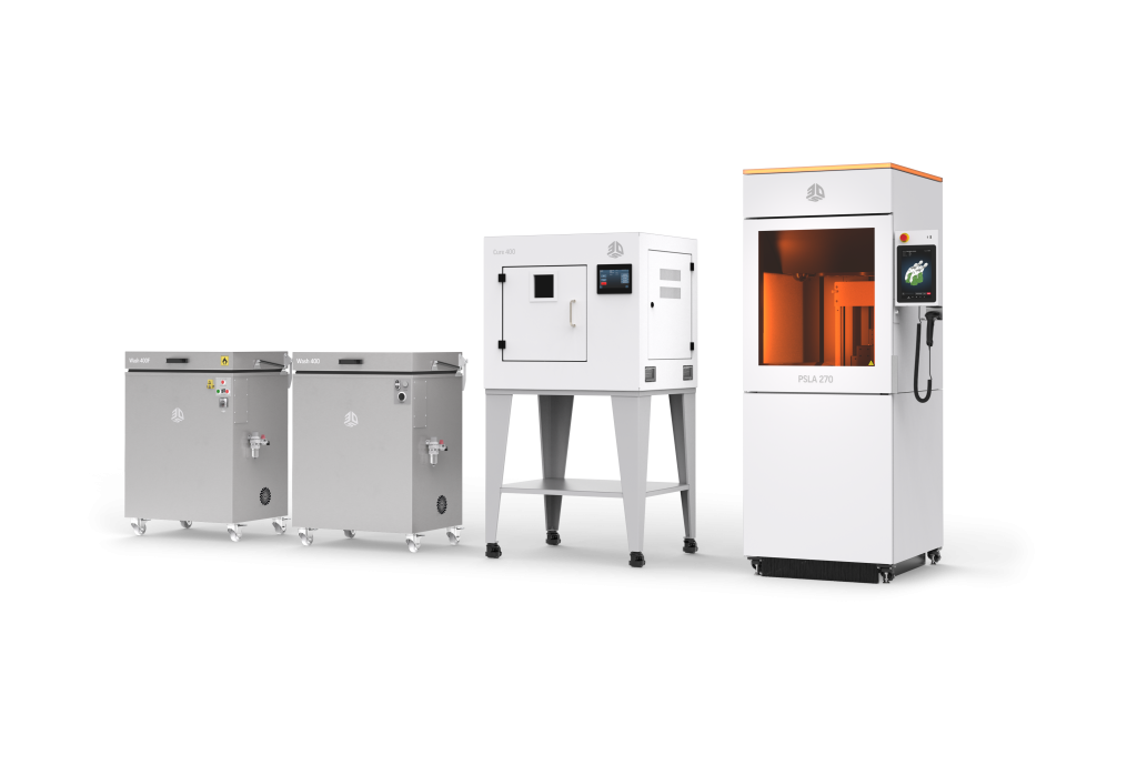 3d systems 的 psla 270 解决方案可加快制造应用的零件装配流程。通过 3d 系统获得的图像。