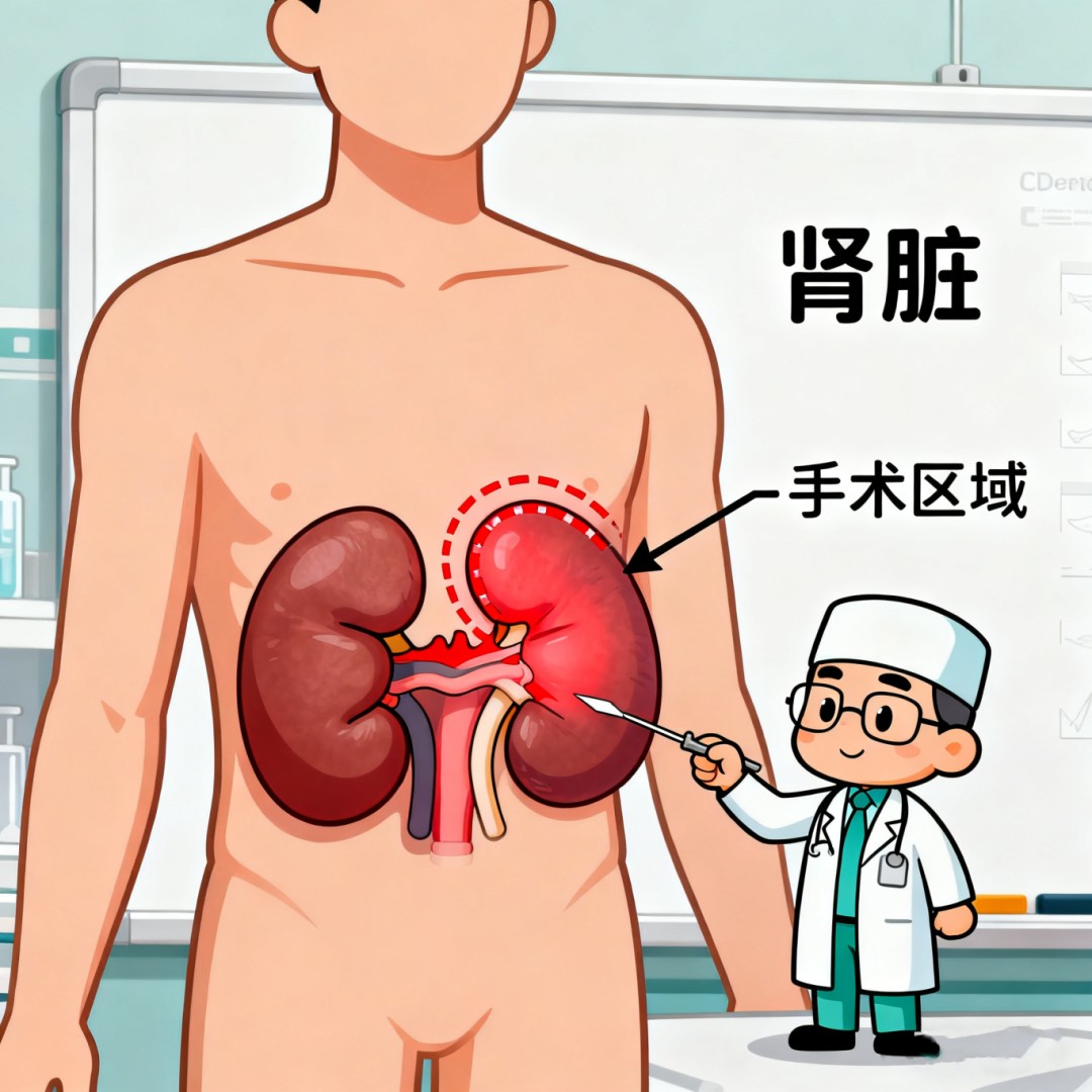 【案例分享】75岁阿伯肾中央长个肿瘤，病情让医生为难不得已切肾