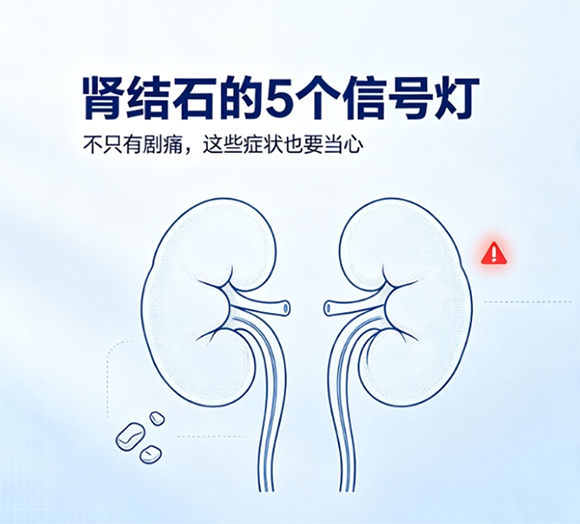肾结石的5个“信号灯”：不只有剧痛，这些症状也要当心