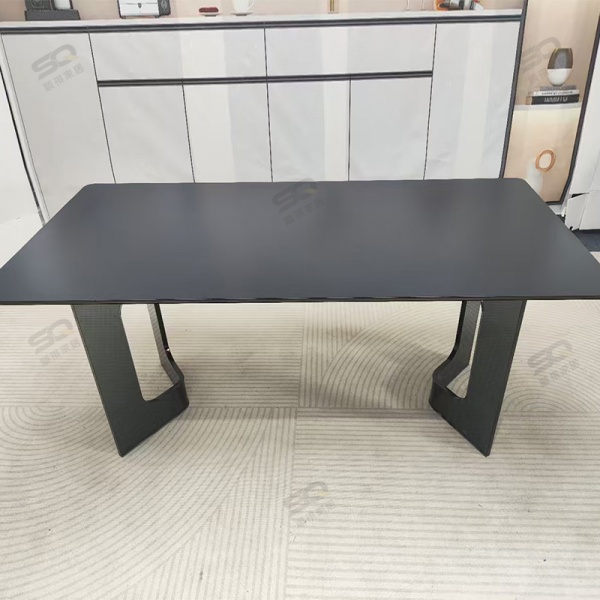 style minimalist acrylic legs modern arparment live room rectangle dining table