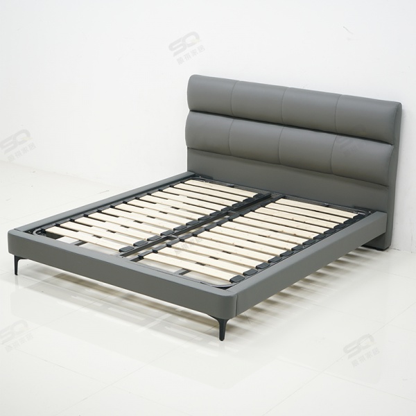 modern leather beds bedroom furniture set luxury king size bed classic 2309