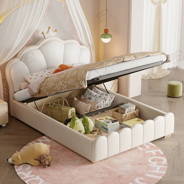 Kids Bedroom Furniture Single Bed With Storage Bed Children