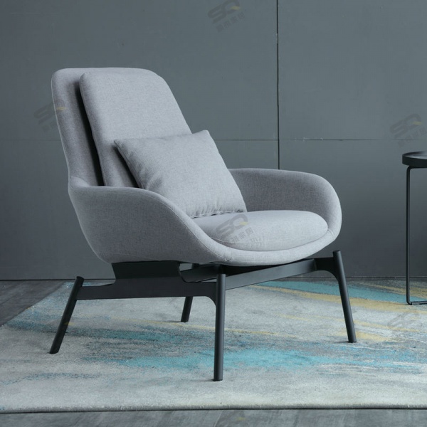 Modern fabric leisure chair living room sofa chair Hotel Leisure Facilities Armchair