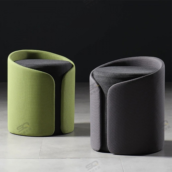 Customized Modern Low Stools Dressing Table Step Stool Round Ottoman living room low stool bedroom and hotel dressing ottoman