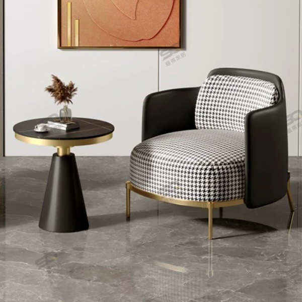Single Sofa Chair Balcony Leisure Chair Light Luxury Business Reception Sofa living room furniture