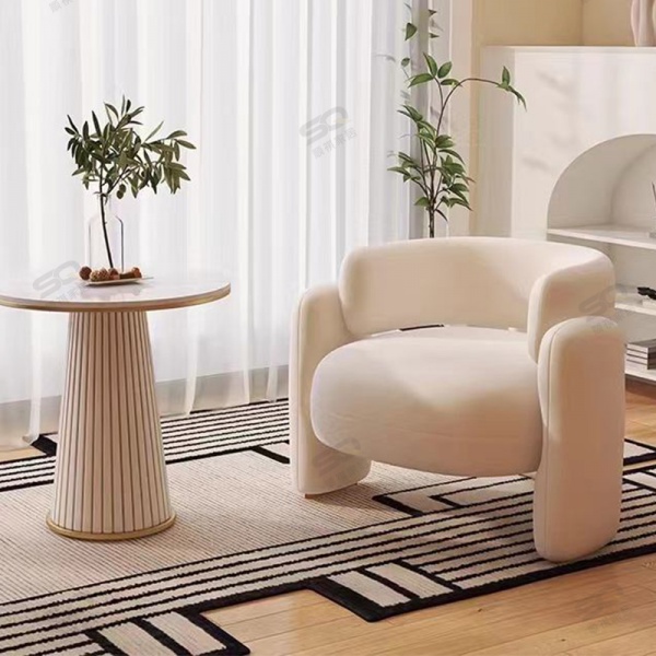 Fancy Modern Luxury Fauteuil Velvet Single Sofa Chairs Furniture Accent Armchair Arm Relax Lounge Chair For Living Room