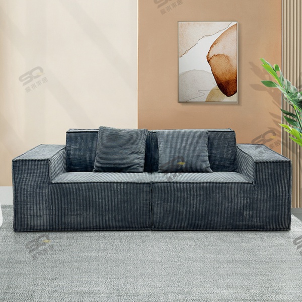 Living Room Furniture Minimalist modular sectional compression sofa set