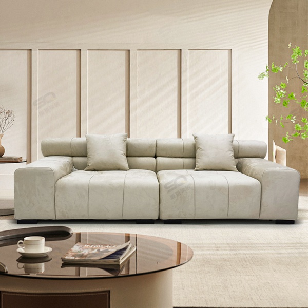 Fabric Loveseat Modern 2 Seater Couch Modular Love Seat Sofa for Small Apartment Living Room Sofas