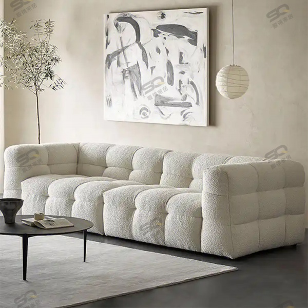 Manufacturer Wholesale sofa set modern 3 seater sofas Wooden couch fabric velvet living room sofas