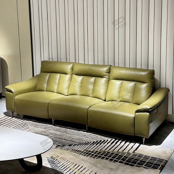 2025 new stylish modern sofa couch Designed Electric Comfortable Modern Electric Living Room Furniture Functional Power Genuine Leather Recliner Sofa
