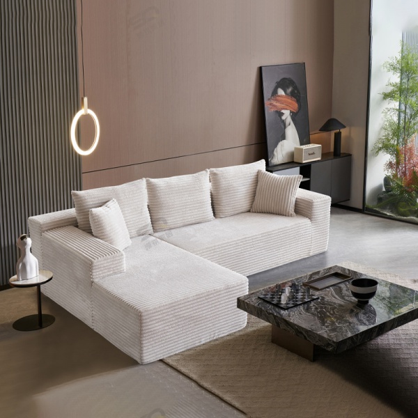 Compressed Fabric Combination Sofa Hot-selling Modular Sofa Block L-shaped Sofa Combination Living Room Meeting Guests