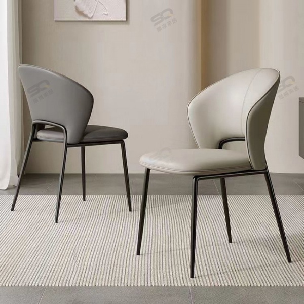 Light Luxury High-end Home Dining Chair Hotel Restaurant Chair Dining Table Chair Simple Modern Negotiation Leisure Backrest Chair