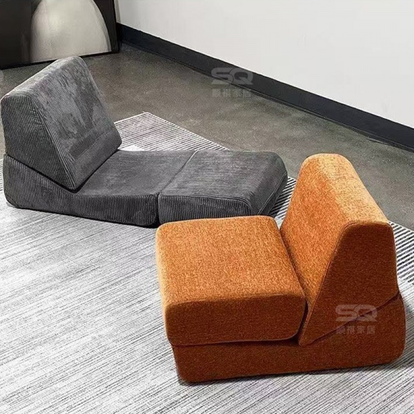 New multi-functional foldable sofa, modern and comfortable vacuum-compressed sofa, retractable recliner, multi-modular lazy chair