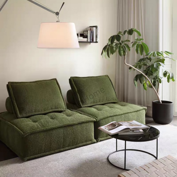Modern Style Apartment Living Room Leisure Furniture Balcony Bedroom Armless Sofa Home Modular Sofa
