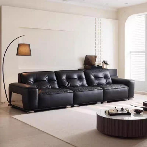 Top-Rated High-End Quality Leather Sofa - Comfort & Modern Style Combined