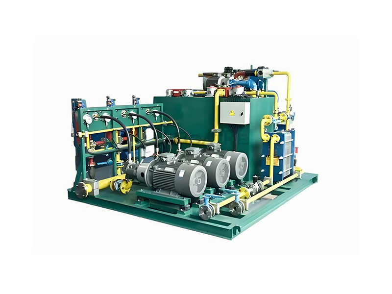 Rubber equipment hydraulic system