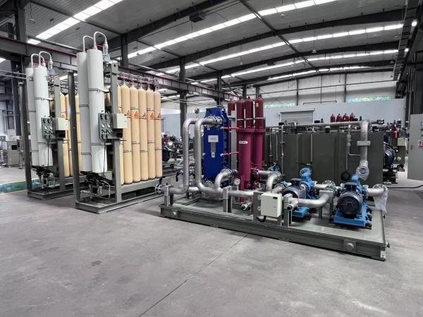 Steelmaking and continuous casting hydraulic system