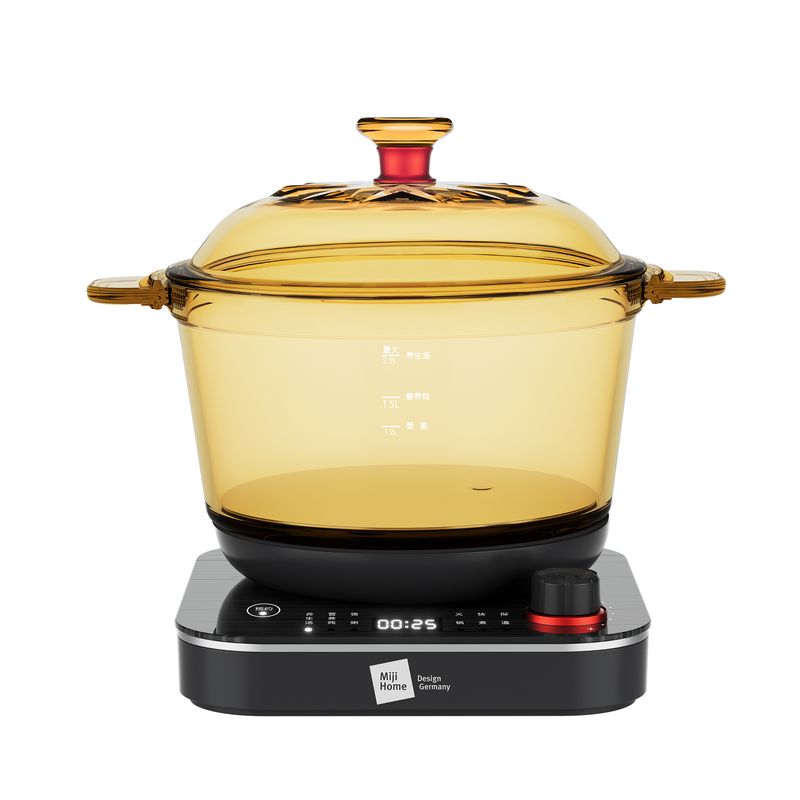 Miji Home Design Germany 米技生活 多功能玻璃电煮锅  ECE-GS22