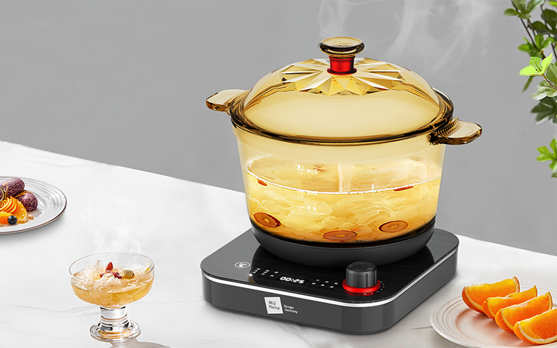 Miji Home Design Germany 米技生活 多功能玻璃电煮锅  ECE-GS22