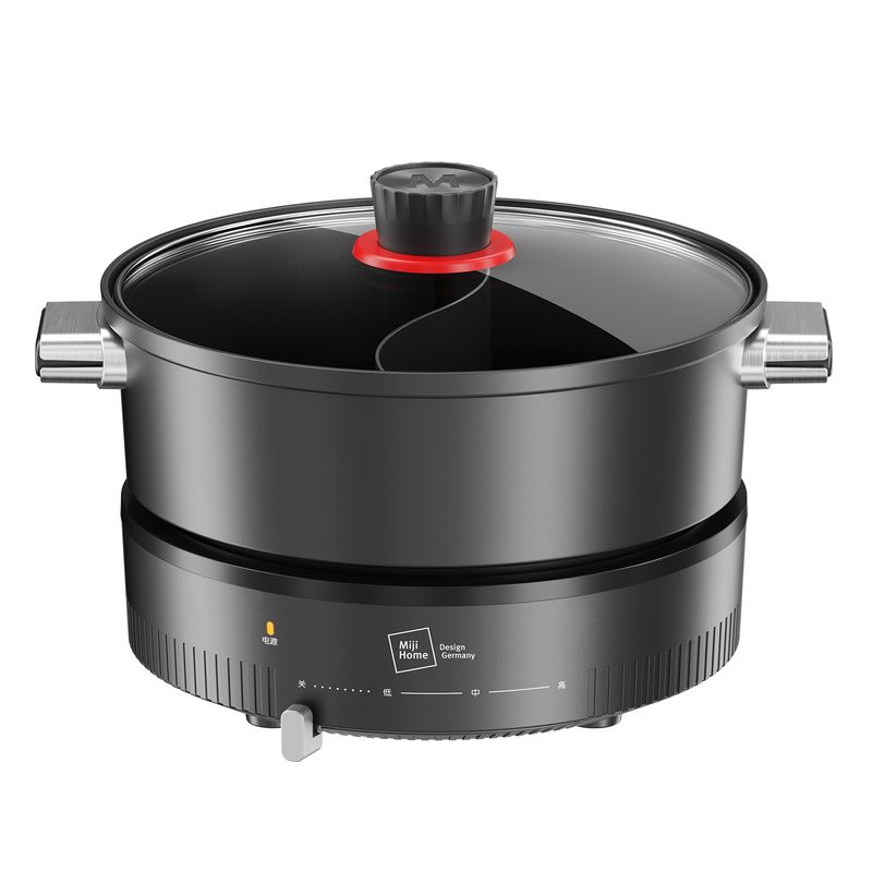 Miji Home Design Germany 米技生活 多功能锅（鸳鸯电火锅）EMP-L4501