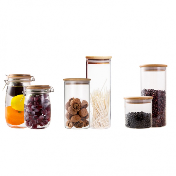 Glass Storage Jar with different shap
