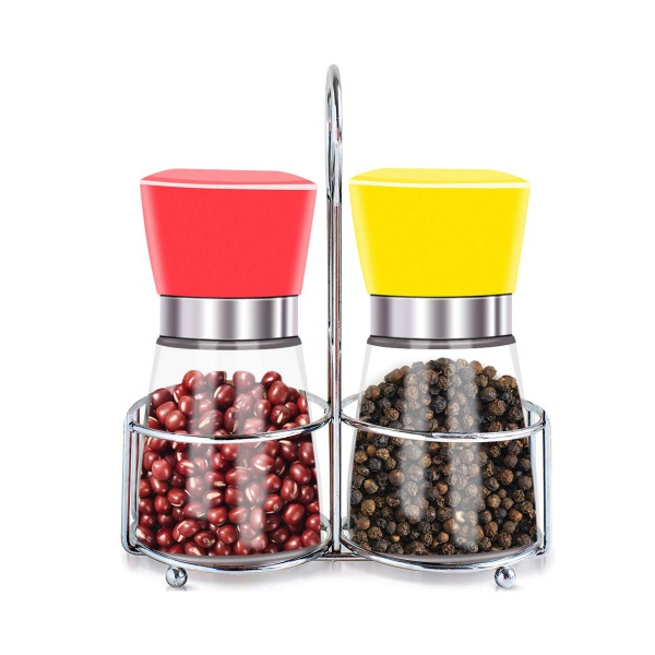Spice Jar with two piece glass