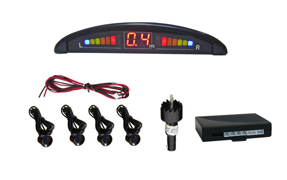 Car parking sensor with LED display