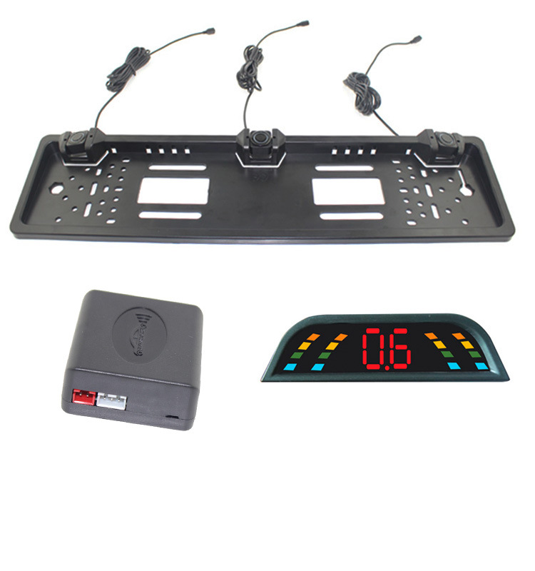 European license plate parking sensor