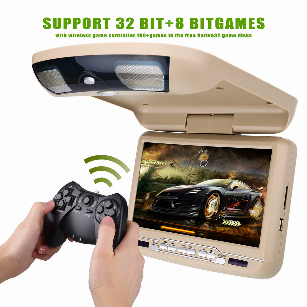 9 inch roof mounted dvd