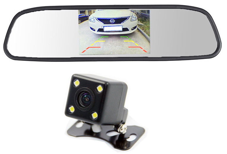 4.3 inch rear view mirror system