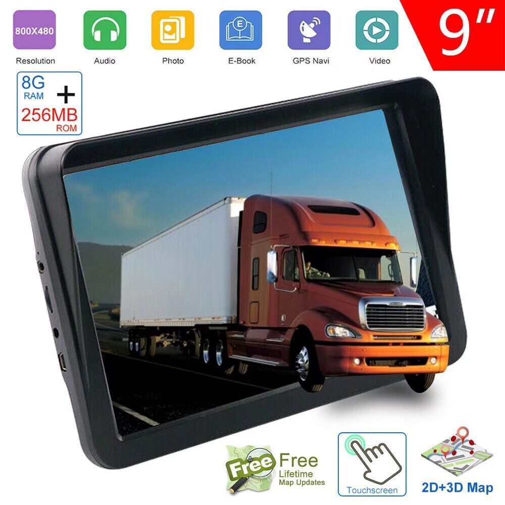 9 inch truck gps navigation