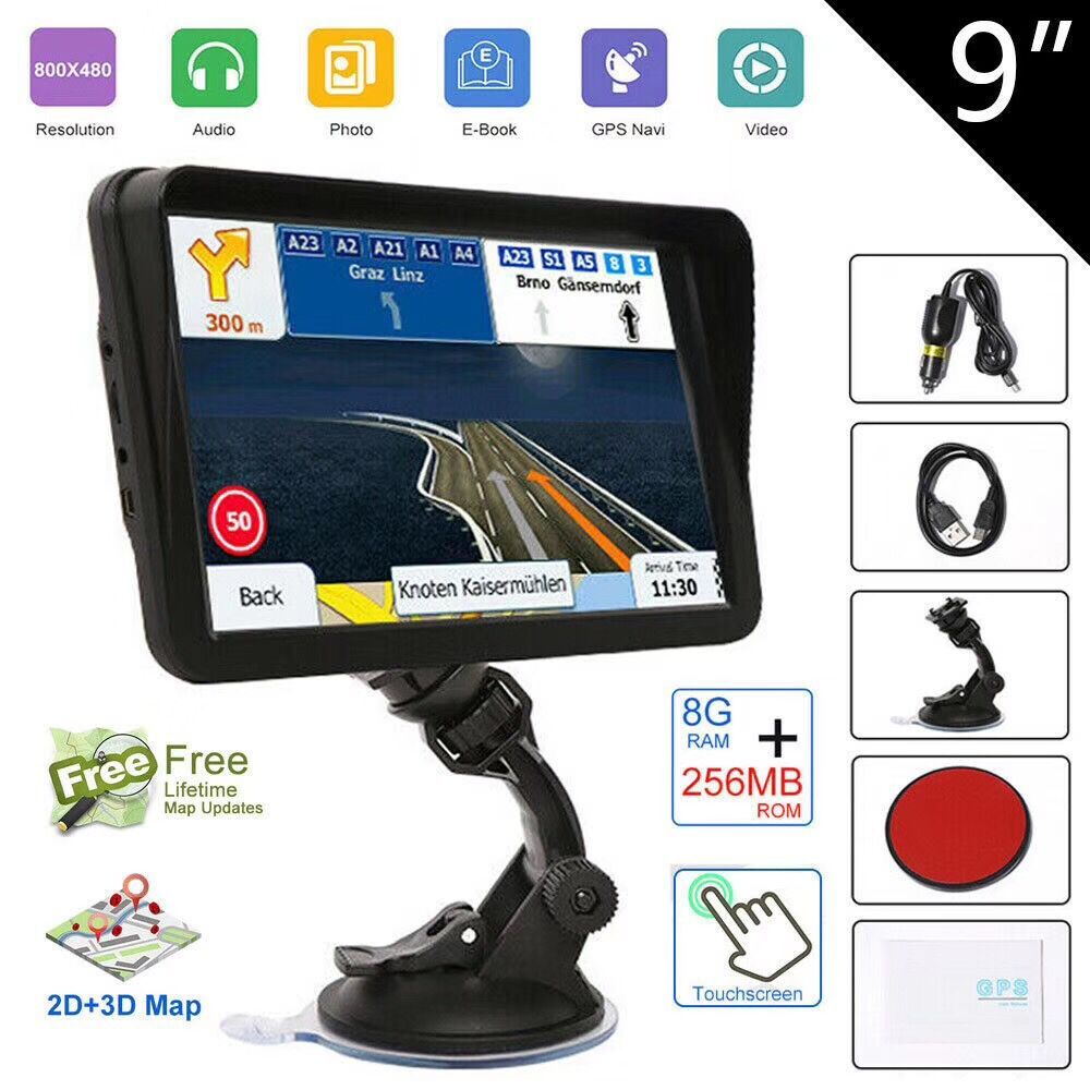 9 inch truck gps navigation