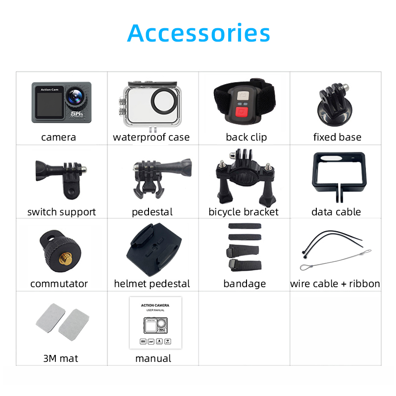 5K action camera