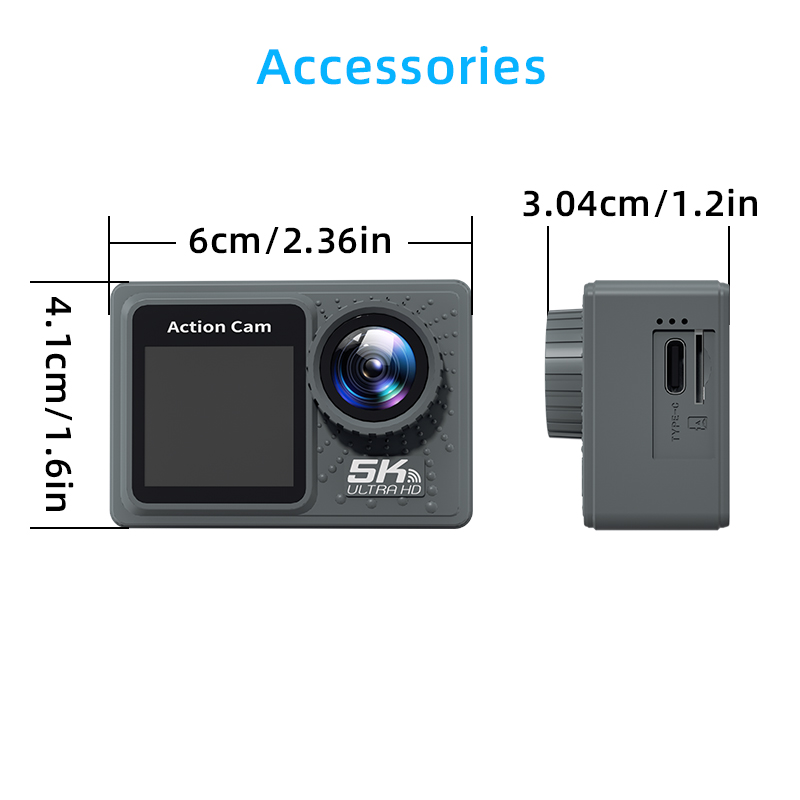 5K action camera