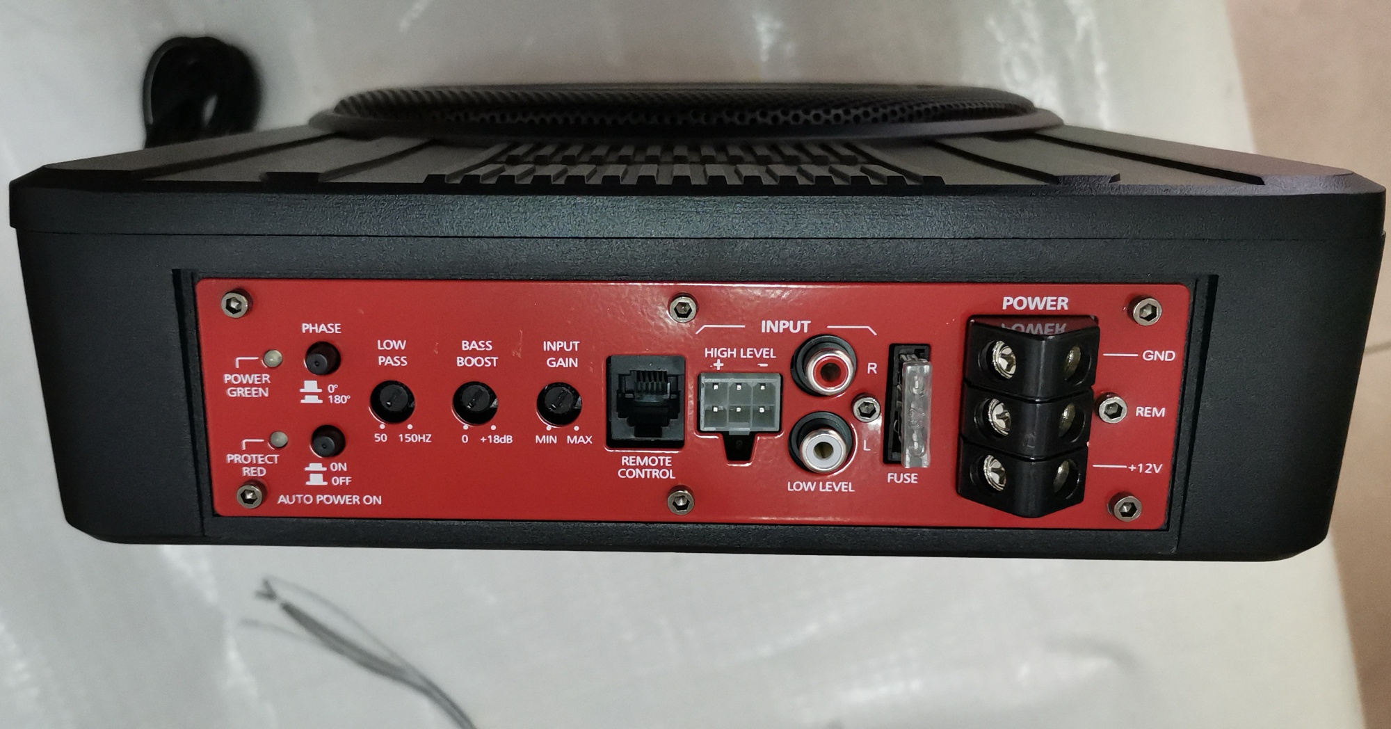 Car active subwoofer 10 inch